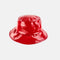 Grevi Glossy Bucket Rain Hat in Red - Big Bag NY