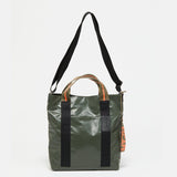 Jack Gomme PETIT CALVI Escape Tote Bag in Kaki - Big Bag NY
