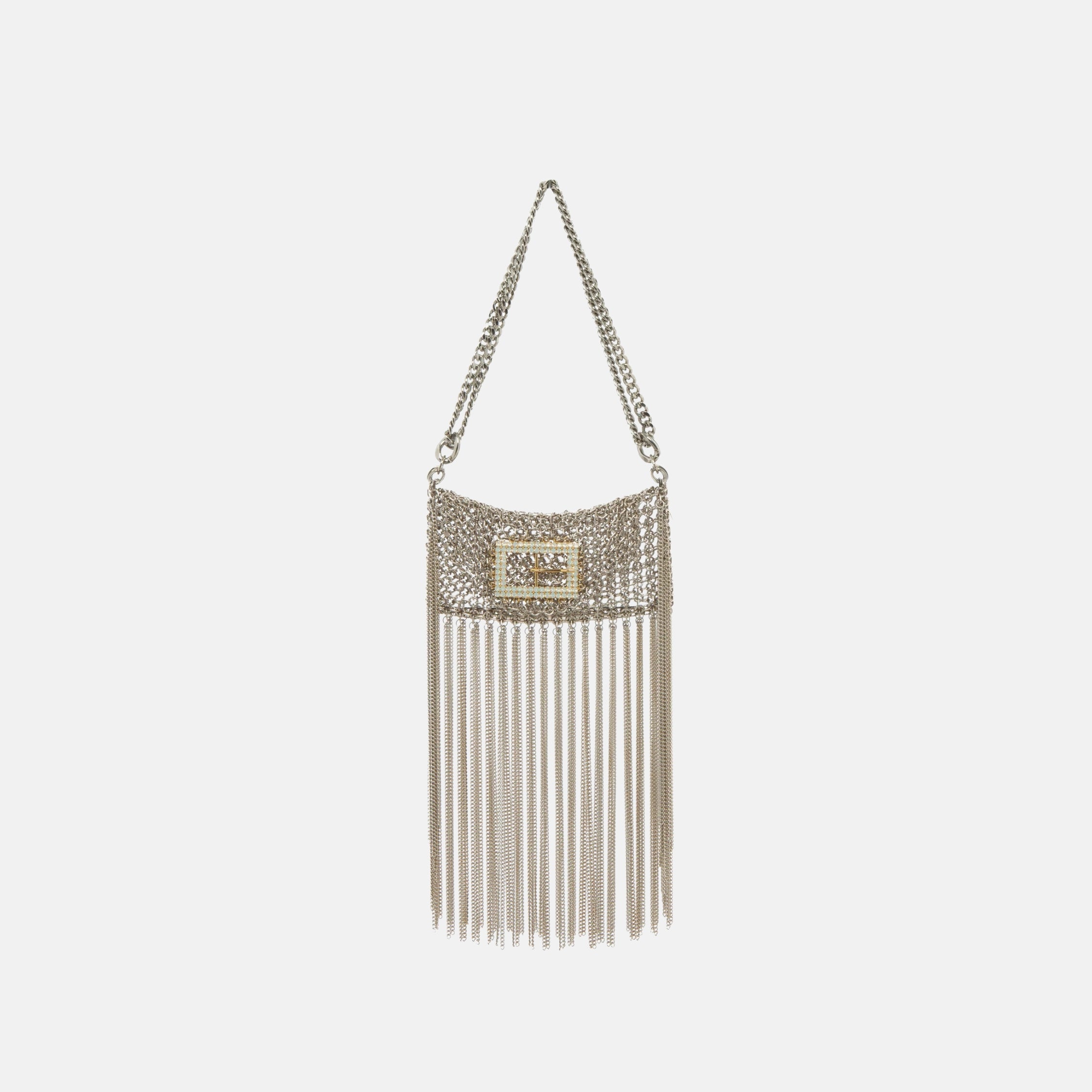 Silvia Gnecchi Rodeo Bag in Silver - Big Bag NY