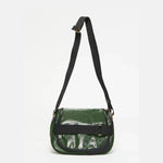 Jack Gomme PETIT GABY Linen Messenger Bag in Cypress - Big Bag NY