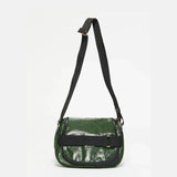 Jack Gomme PETIT GABY Linen Messenger Bag in Cypress - Big Bag NY