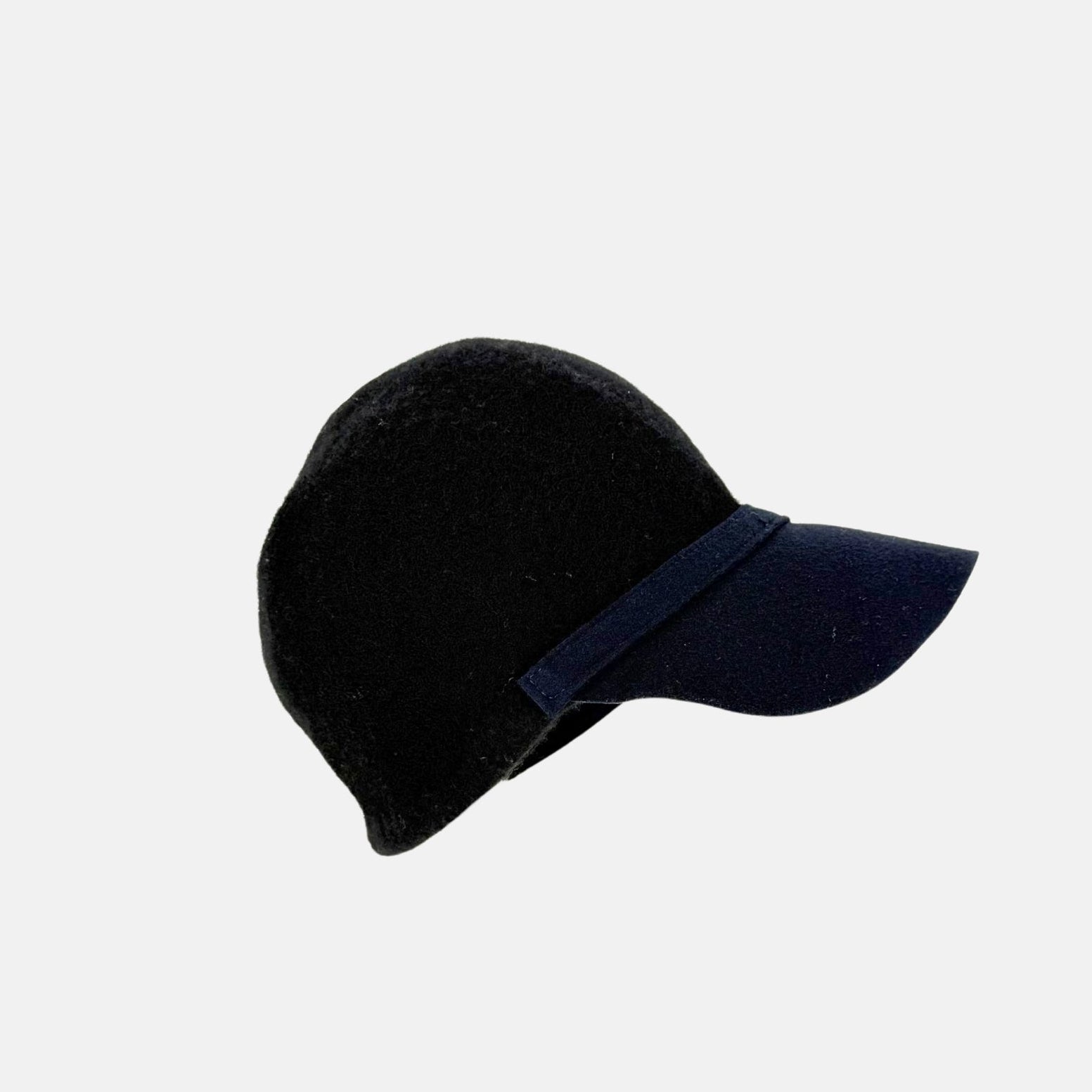 Julie Dubois BASEBALL Wool Cap Style Hat in Black - Big Bag NY