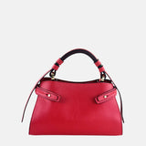 LORISTELLA SHEILA Top Handle Mini Satchel in Rosso - Big Bag NY