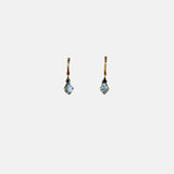 5 Octobre Blue Sapphire Drop Earrings - Big Bag NY