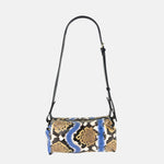 HERBERT Frère Sœur Le Sohna Serpent Shoulder Bag in Blue - Big Bag NY