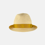 Hats & Dreams Manila Hemp Trilby with Gold Band - Big Bag NY