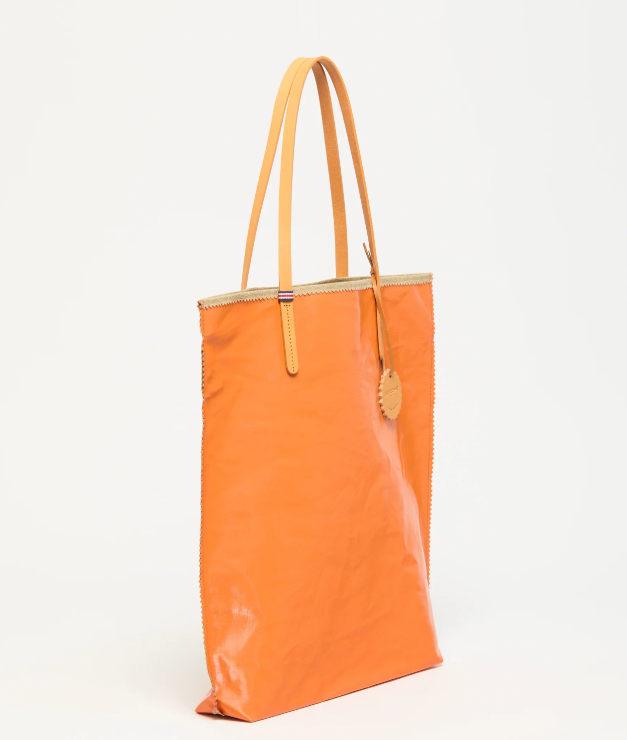 Jack Gomme AMIE Linen Tote Bag Mandarin - Big Bag NY