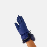 Santacana Pleated Gloves with Bow - Big Bag NY