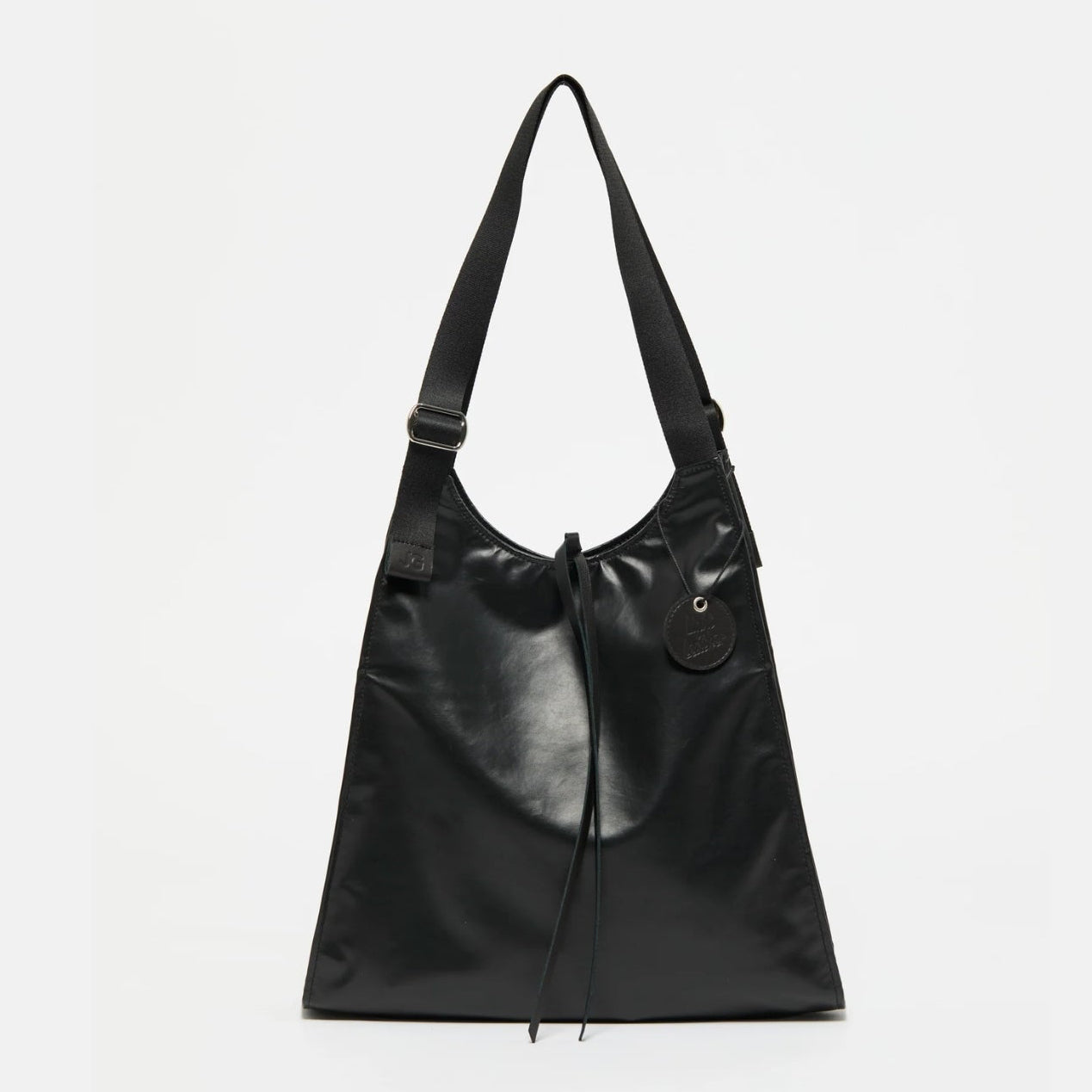 Jack Gomme LESAC Light Leather Tote in Black - Big Bag NY
