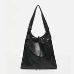 Jack Gomme LESAC Light Leather Tote in Black - Big Bag NY