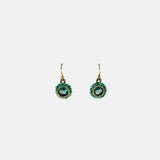 Danielle Welmond Caged Aquamarine Quartz Earrings - BIig Bag NY