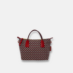 Roberta Pieri Micro Robertina in Tatami Print Rubino - Big Bag NY