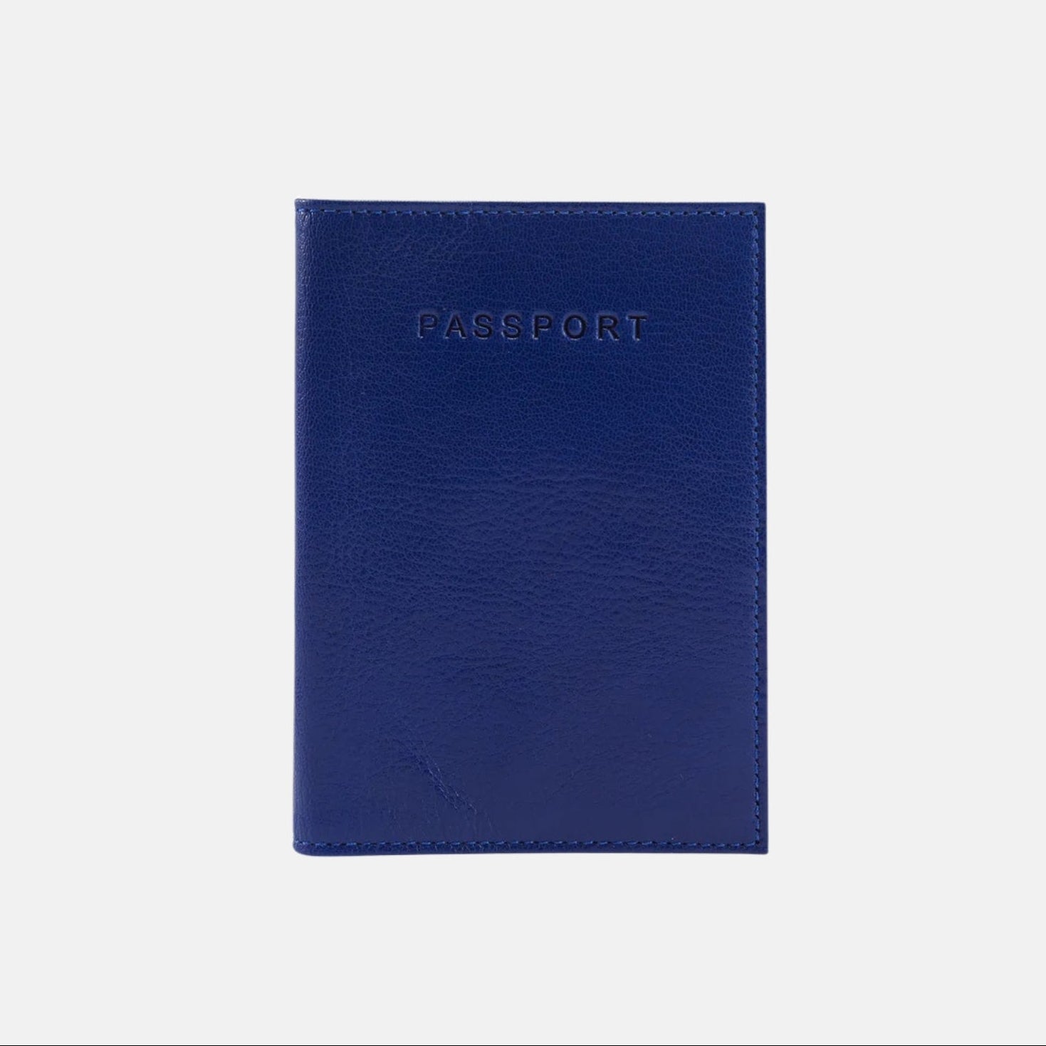 Tusk Siam Passport Cover in Indigo French Blue - Big Bag NY