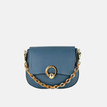 Frederic Blue Circle Lock Crossbody - Big Bag NY
