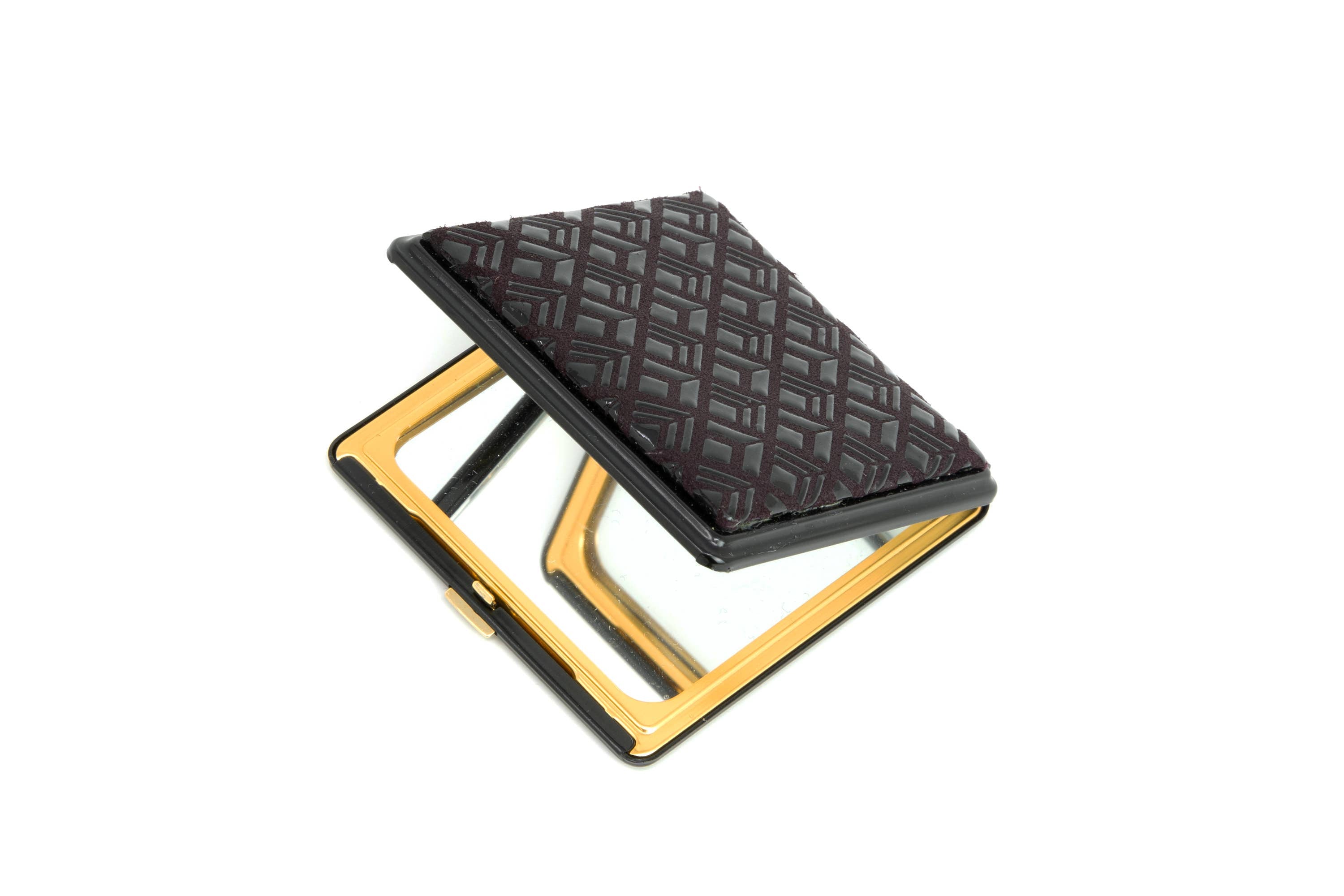 Diamond Frame Double-Faced Handy Mirror