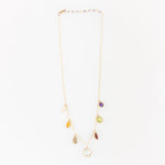 Lina's Multi Teardrop Necklace Rainbow - Big Bag NY