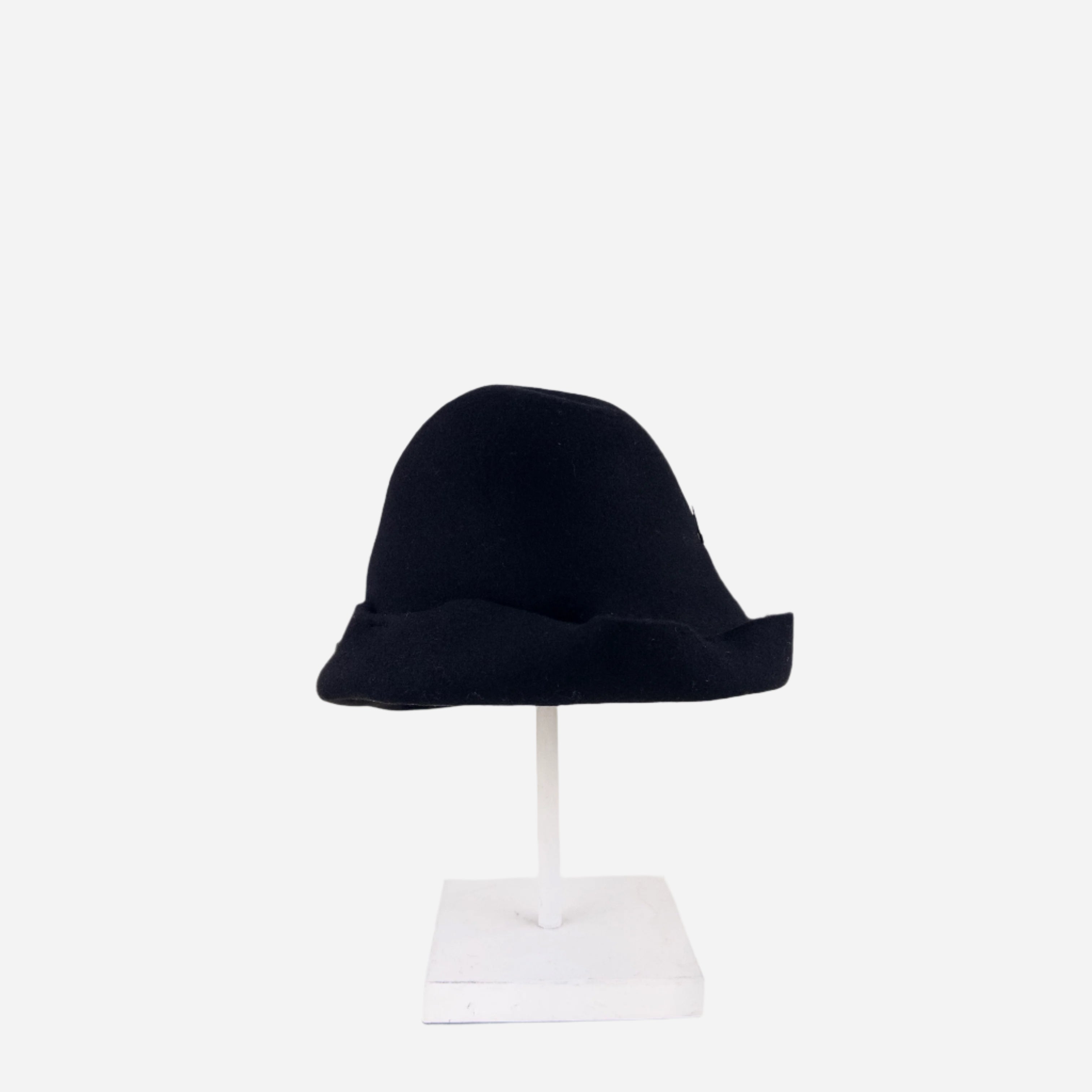 Muhlbauer Hand Felted Cloche in Black - Big Bag NY