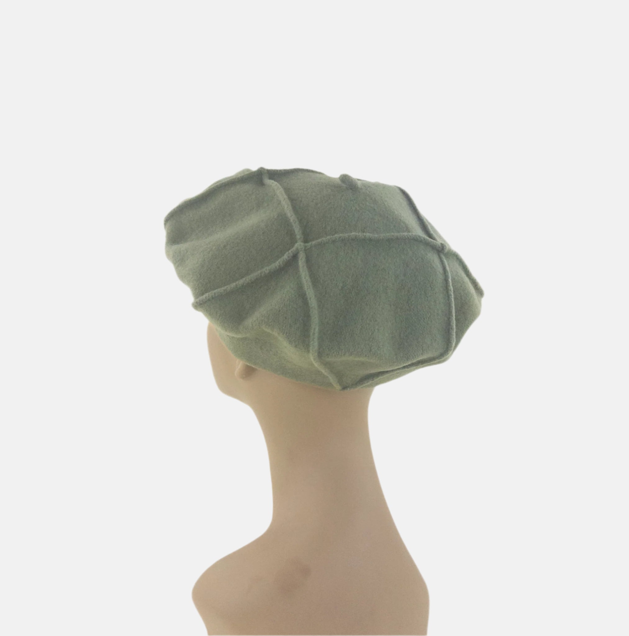 Mint Celine Robert TANDEM Wool Beret - Big Bag NY