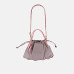 PLINIO Drawstring Tote with Crossbody Strap in Orchid - Big Bag NY