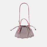 PLINIO Drawstring Tote with Crossbody Strap in Orchid - Big Bag NY