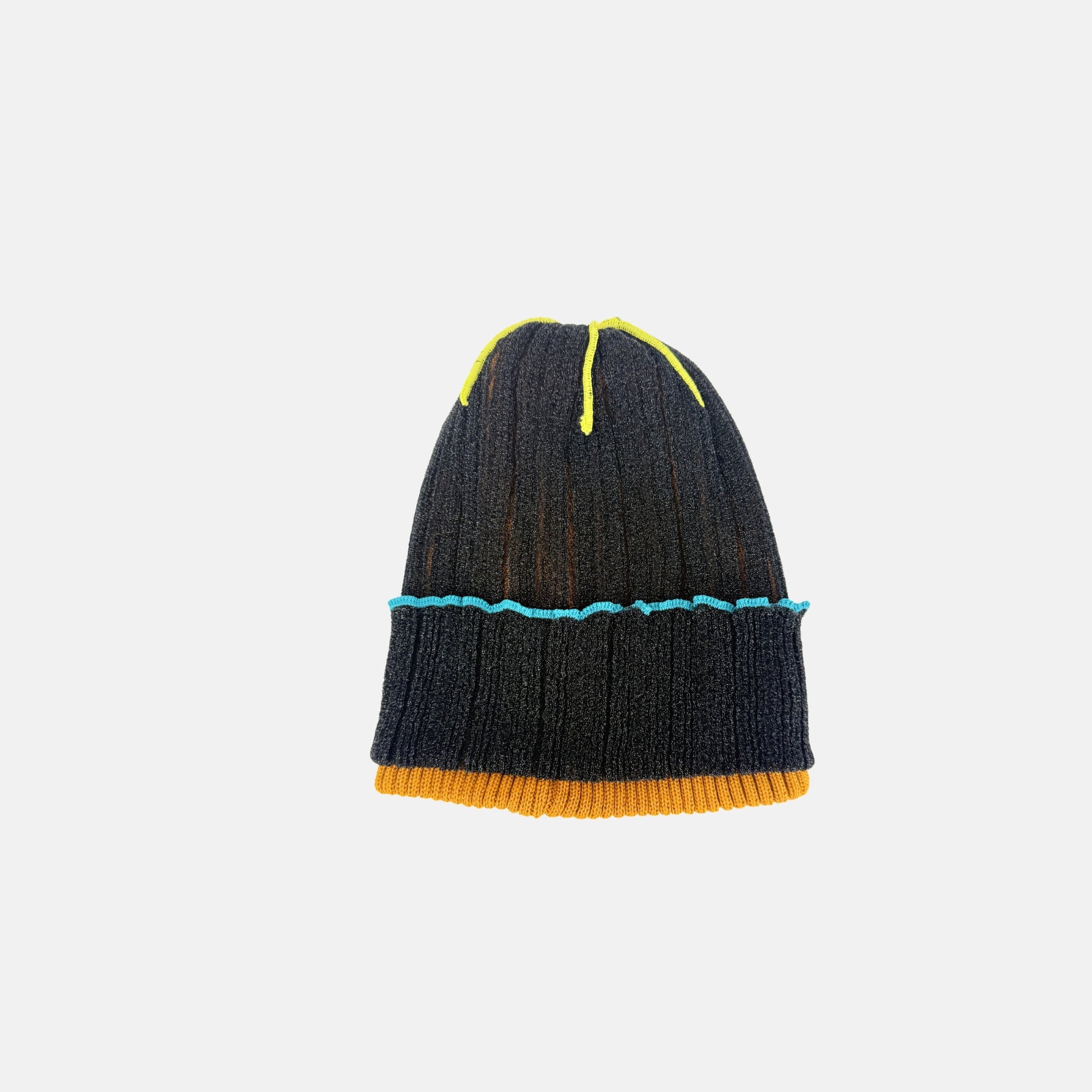 CA4LA CLEAR Cotton Knit Cap Summer Beanie in Black - Big Bag NY