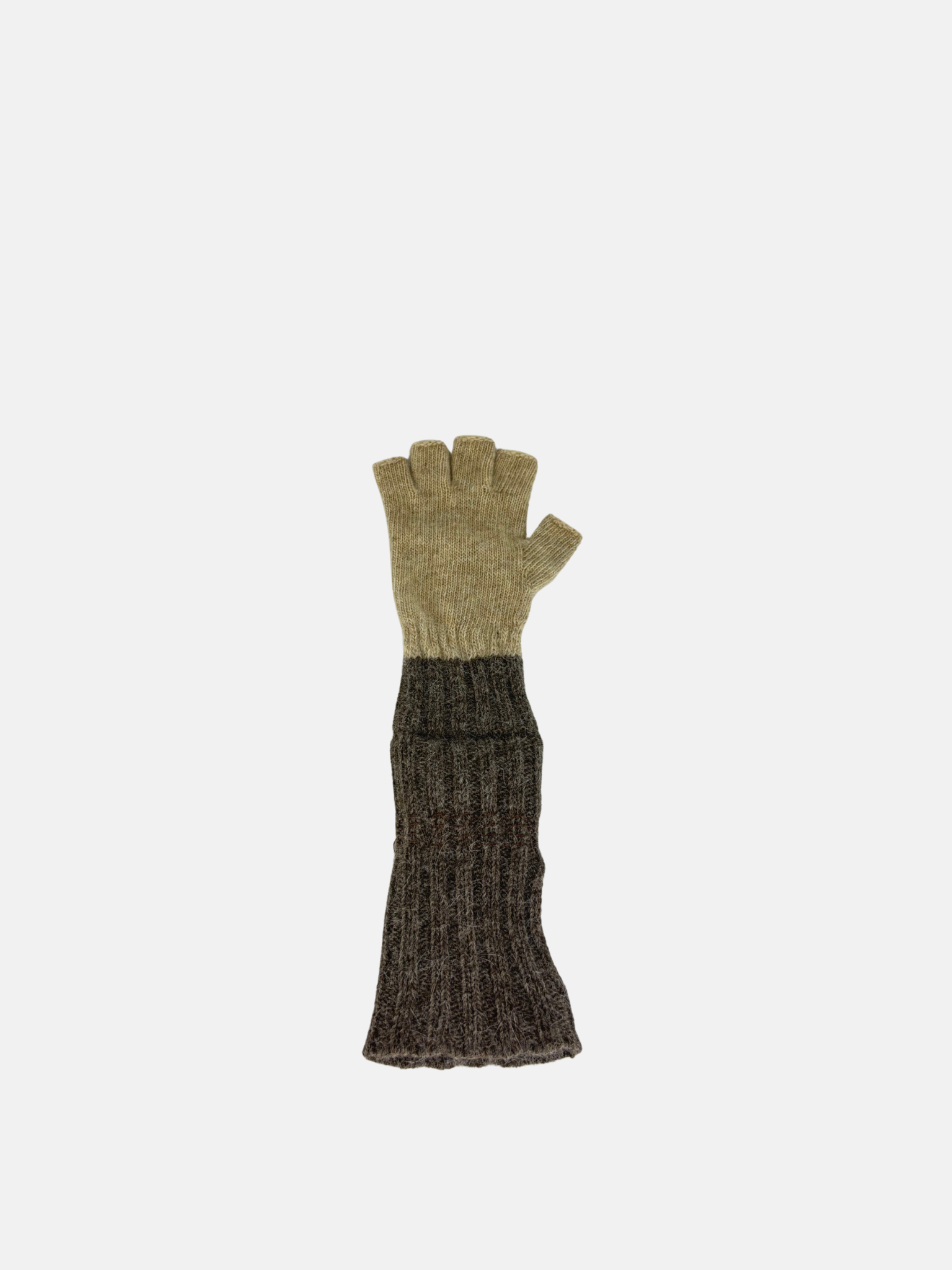 Santacana Two Tone Fingerless Gloves - Big Bag NY