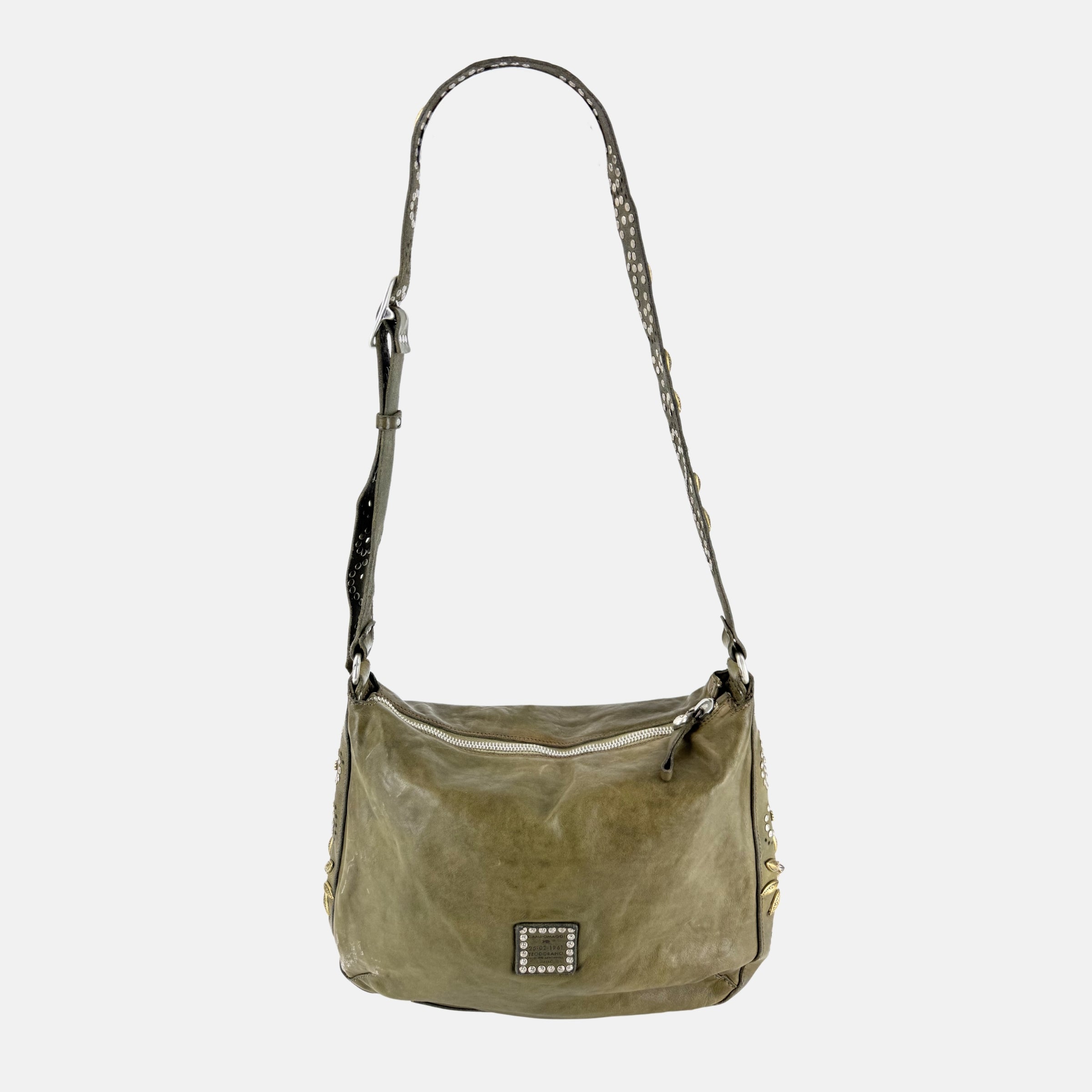 Campomaggi NADA Crossbody in Olive Green - Big Bag NY