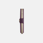 Secrid Miniwallet in Pebble Leather in Grape - Big Bag NY