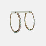 Dana Kellin Beaded Hoop Earrings - Big Bag NY
