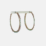 Dana Kellin Beaded Hoop Earrings - Big Bag NY