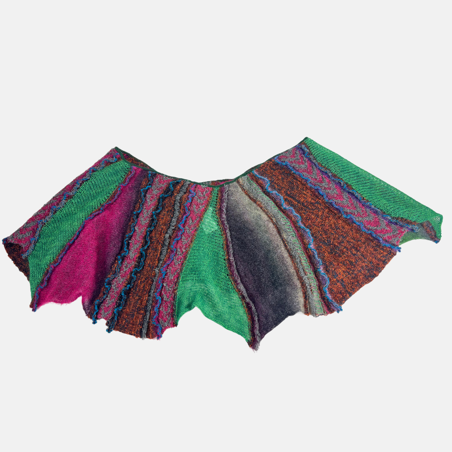 Fuga Fuga Hand Knit Wrap Shawl - Big Bag NY