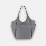 Grey Marco Masi Large Nylon Tote with Side Pockets - Big Bag NY