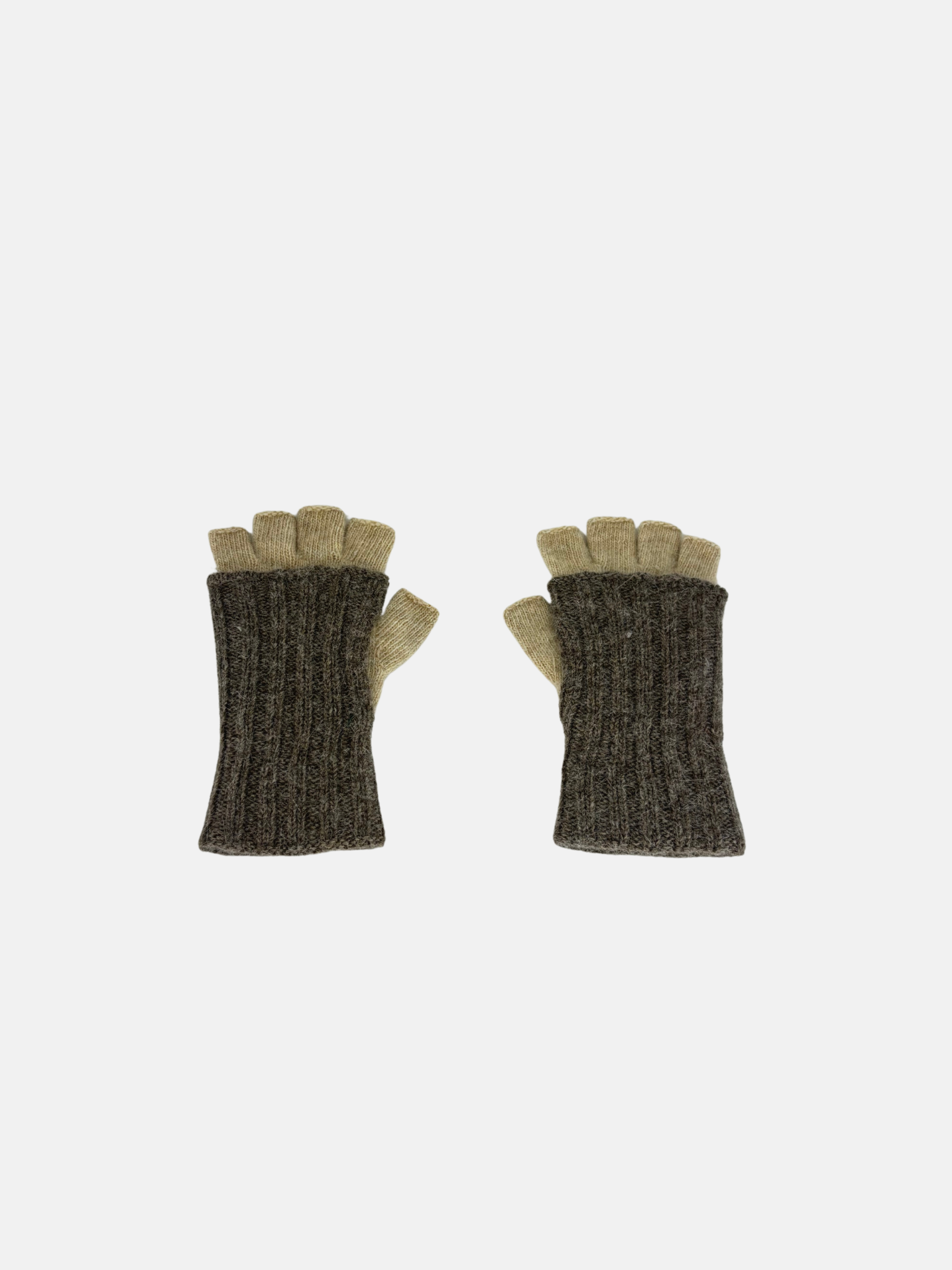 Santacana Two Tone Fingerless Gloves - Big Bag NY