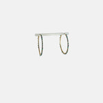 Dana Kellin Abalone Mix Beaded Hoop Earrings - Big Bag NY