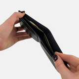 Men's Classic Calfskin Billfold Wallet in Black