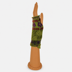 Butapana Short Fingerless Wool Glove in Green - Big Bag NY