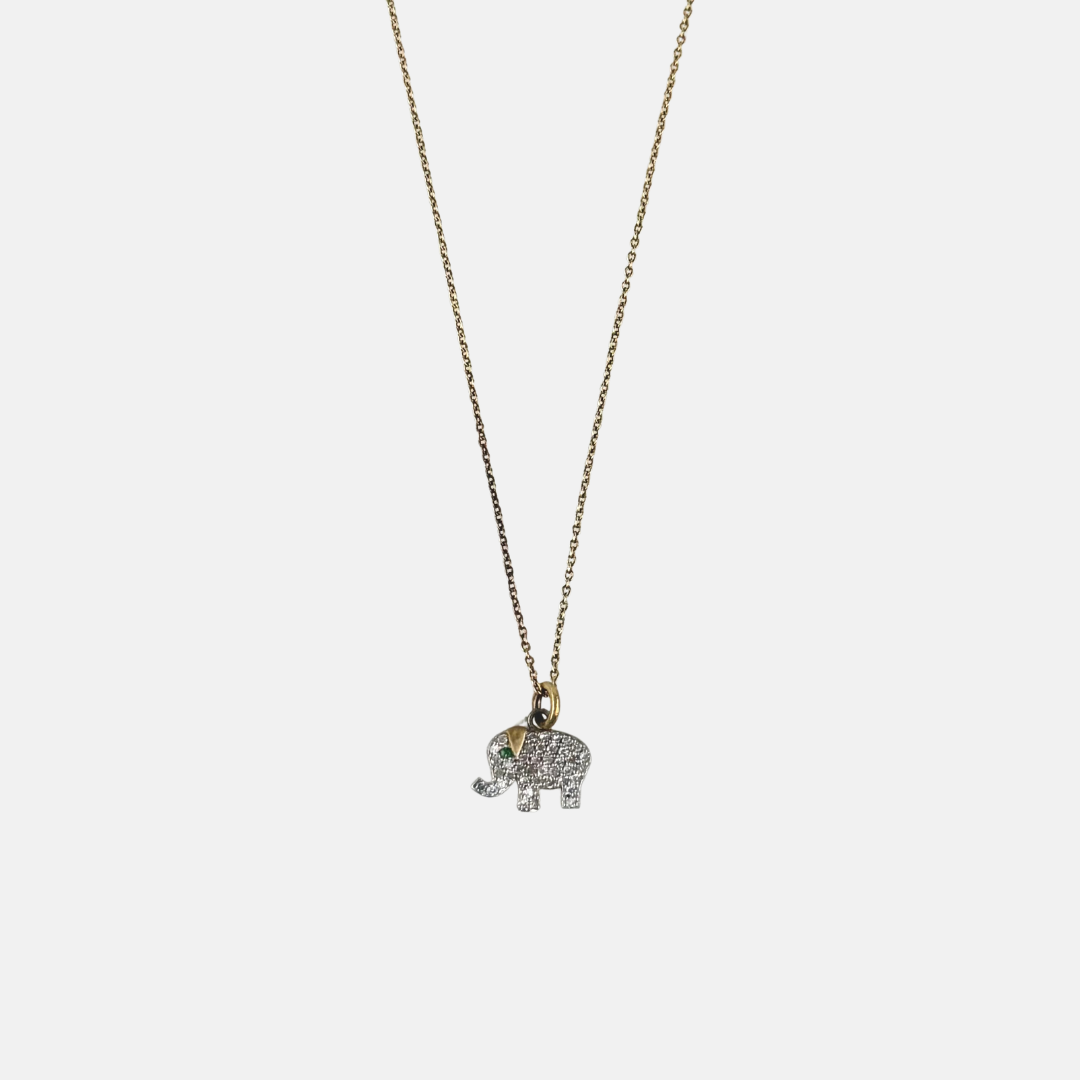 La Soula Elephant Pendant - Big Bag NY