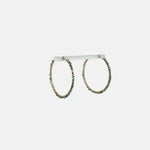 Dana Kellin Abalone Mix Beaded Hoop Earrings - Big Bag NY
