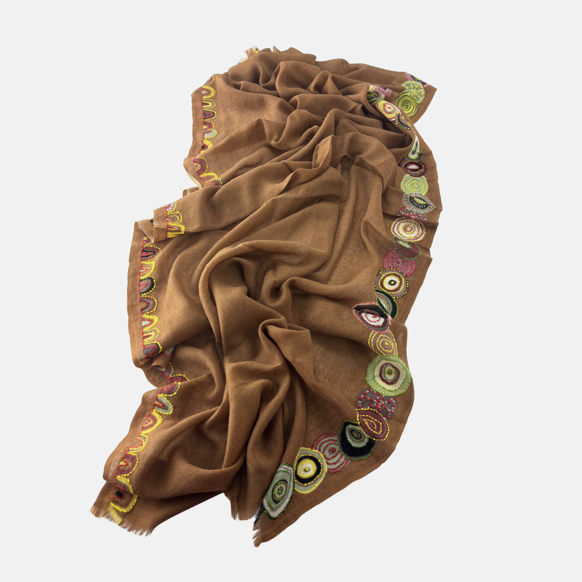 Storiatipic Angie Wool Scarf in Camel - Big Bag NY