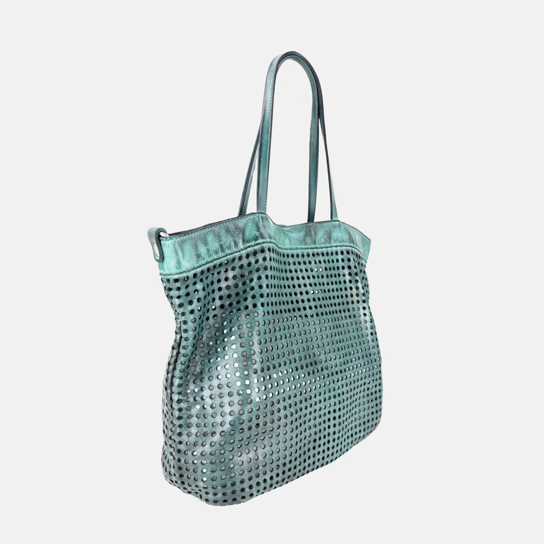 VLD FLORENCE Maxi Dots in Eco Green - Big Bag NY