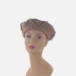 Beige Celine Robert TANDEM Wool Beret - Big Bag NY