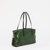 Jack Gomme ANAIS Linen Handbag in Cypress - Big Bag NY