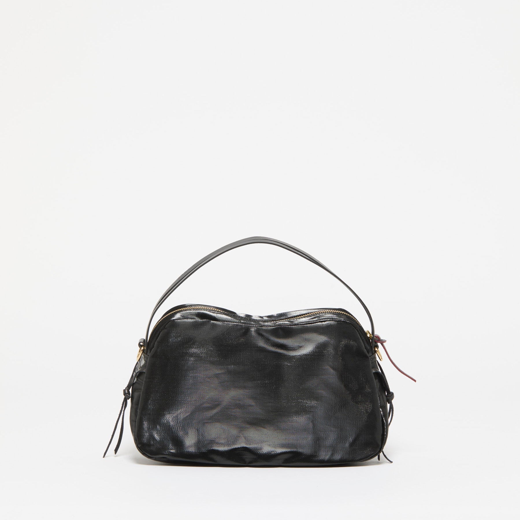 Jack Gomme LEBOWL XS Linen Bowling Bag in Black - Big Bag NY