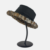Bucket Rain Hat with Fur Lining
