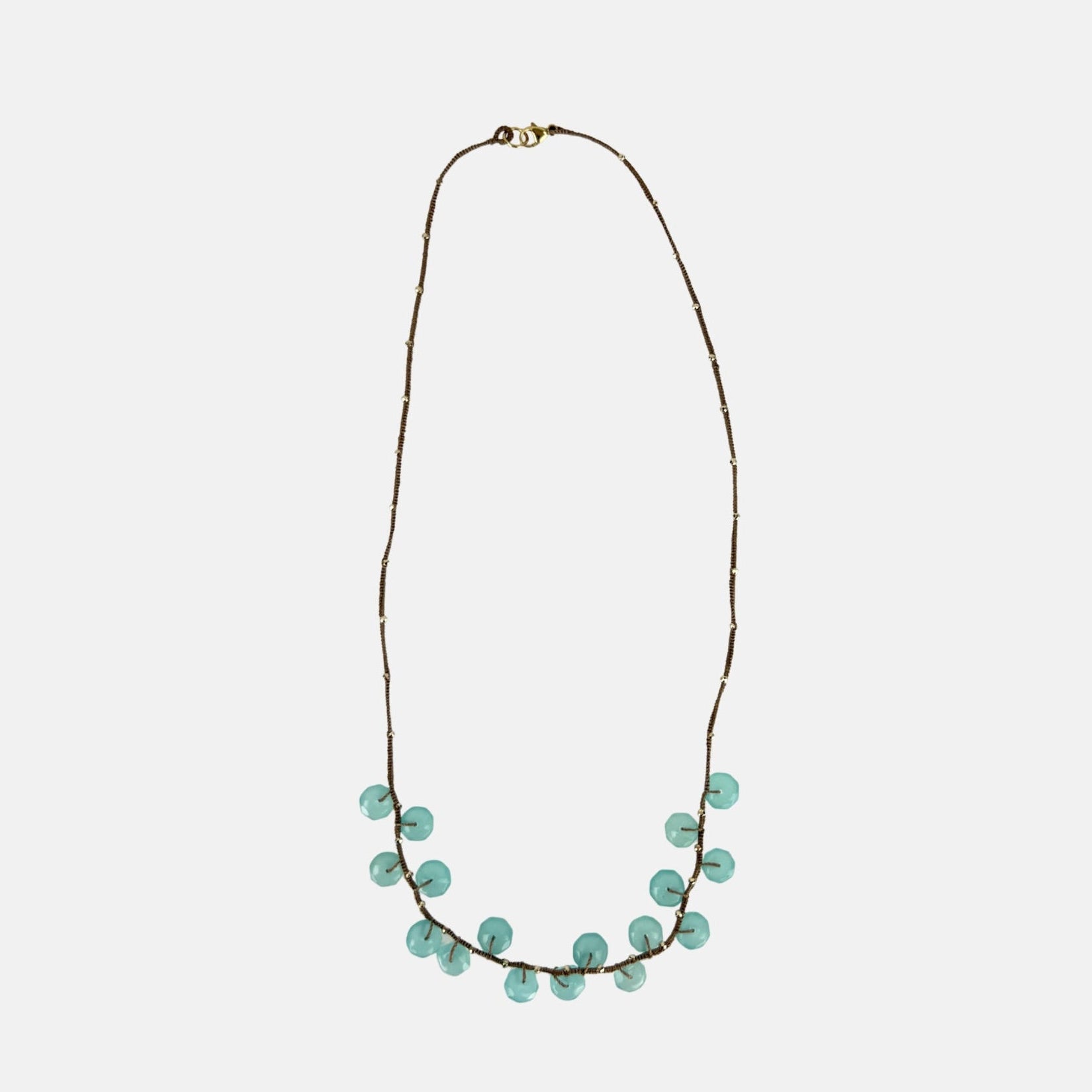 Danielle Welmond Gold Pyrite and Peruvian Calcite Necklace - Big Bag NY