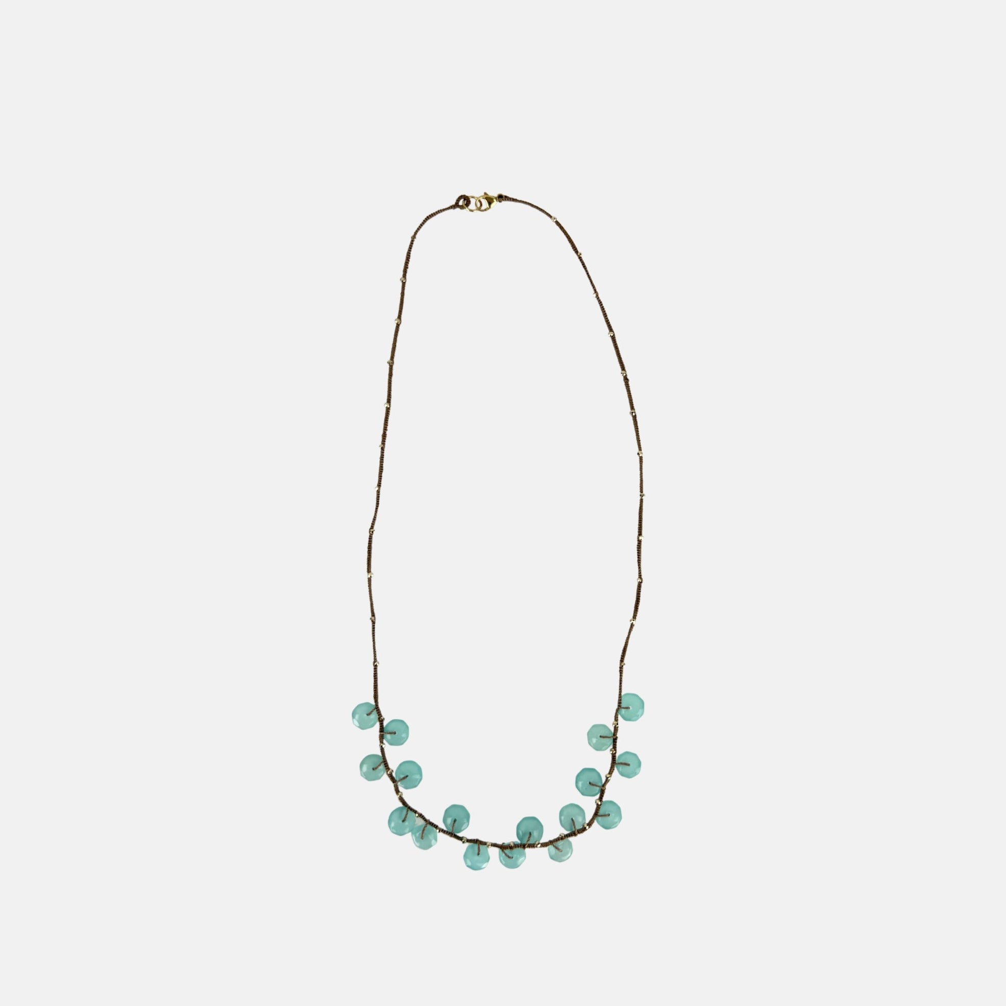 Danielle Welmond Gold Pyrite and Peruvian Calcite Necklace - Big Bag NY