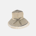Grevi Raffia Mesh Foldable Floppy Hat in Navy - Big Bag NY