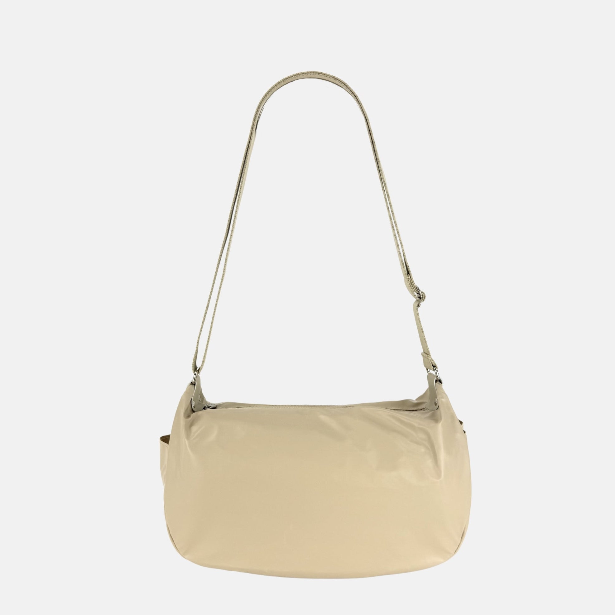 Jack Gomme Original Light Beige Series LIRIS Crossbody Bag in Sable - Big Bag NY