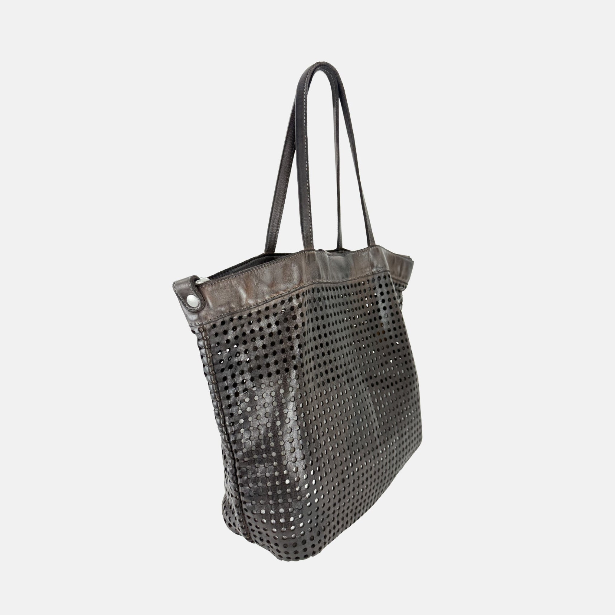 VLD FLORENCE Maxi Dots in Sequoia Brown - Big Bag NY