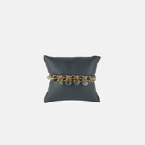 DAG Gioielli Candy Drop Bracelet with Smoky Quartz and Moss Agate Gemstones - Big Bag NY